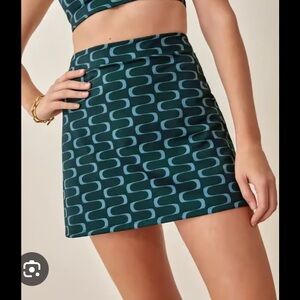 Reformation Riley Ecomobe Active Skirt/Skort, size L